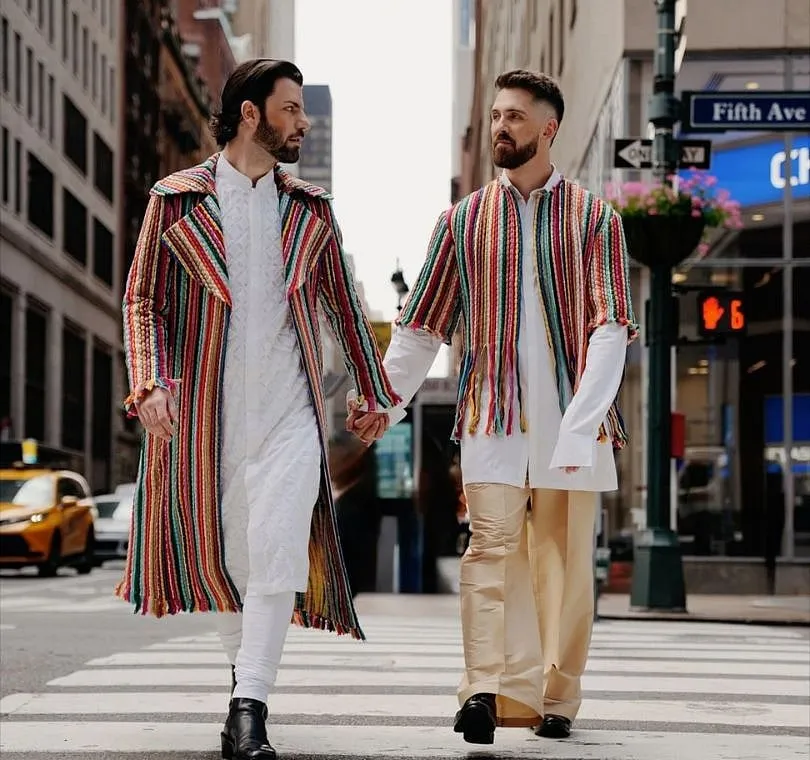  Mayyur Girotra celebrated Pride month in New York with his gender-fluid collection “Ride to Pride”. Image: Mayyur Girotra 